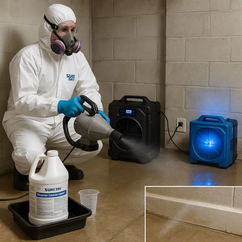 Sanitization and Odor Removal process in Mojave, CA